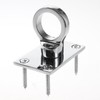 24mm Chrome Decking Rope Hook End & Plate Rope Post
