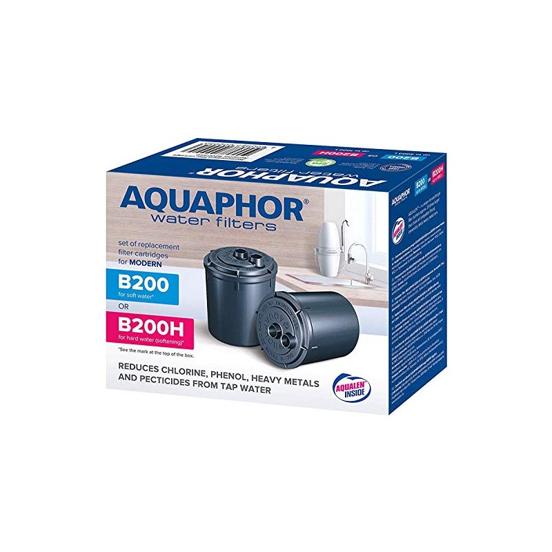 AQUAPHOR B200 Set of Replacement Water Filter Cartridges for 'Modern'