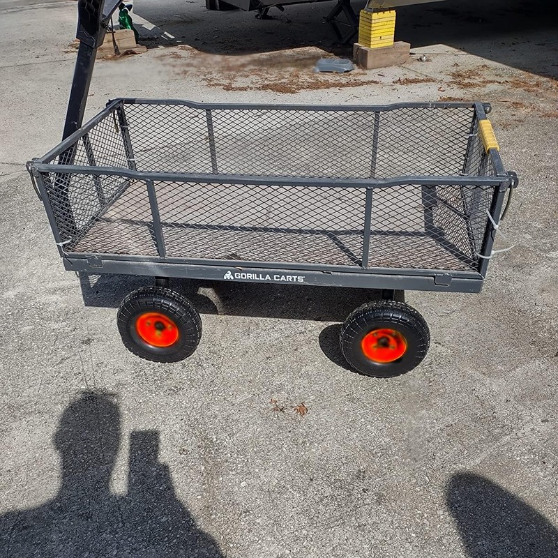 Tiousmoky 10" Flat Free Tires Solid Heavy Duty Tires Wheels,