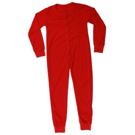 Just Love Thermal Union Suits for Girls 96363-RED-6X