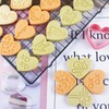 JIRFZUY 10 Pcs Valentine's Day Cookie Cutter, Heart Shaped Cookie