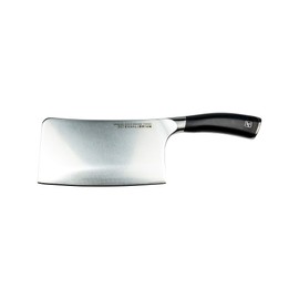 Rockingham Forge Equilibrium 16.5cm Cleaver, German Steel Blade, Black Handle,Silver,RF-1511