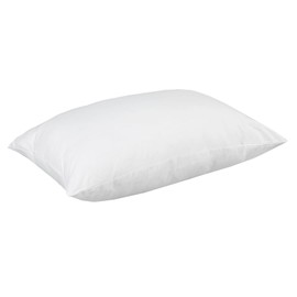 Dreamaker 100% Cotton Pillow Protector, Standard Size Cover, Twin Pack Case | Breathable, Hypoallergenic, Moisture & Temperature Control | Purafresh Treated & Anti-Dustmite Protection