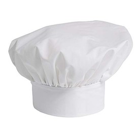 Uncommon Threads Unisex Twill Chef Hat, White, One Size