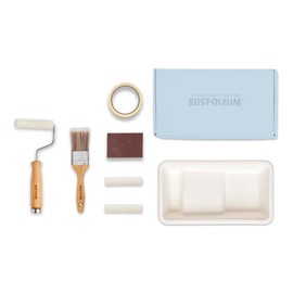 Rust-Oleum Ready to Roll - Eco Paint Kit (Small) - Kitchen Cupboard Gloss Soft Blues