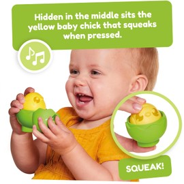 Toomies E73564 New Hide & Squeak Nesting Eggs, Large