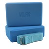 VLFit Set of 2 Hi-Density Yoga Blocks with Yoga D