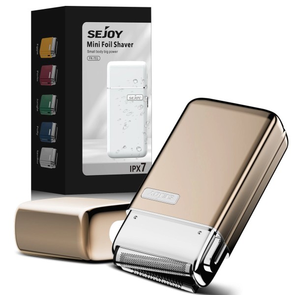 SEJOY Men's Electric Razor Foil Waterproof Cordless Shaver Trimmer Wet