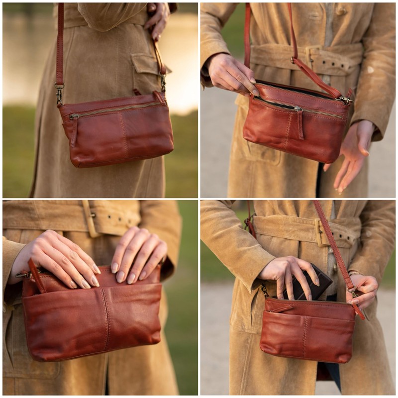 Gusti Veronika Women's Small Handbag Leather Party Bag Evening Bag