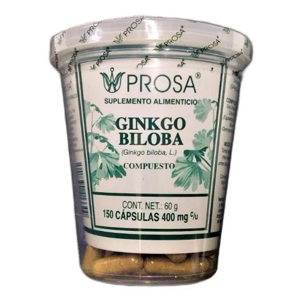 Ginkgo Biloba Ginkgo Prosa 150 Caps Sabor Sin Sabor