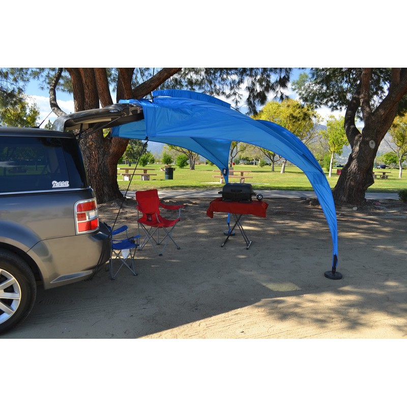 Eurow Tail Gator Sunshade Portable Vehicle Canopy, 8x8 FT SUV