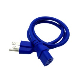 Kentek 3' Blue Power Cord for ION AUDIO PATHFINDER 2 IPA105C BLUETOOTH SPEAKER