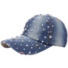 White Fang CA665 Women's Destroyed Star Pattern Hat, Sports, Running,