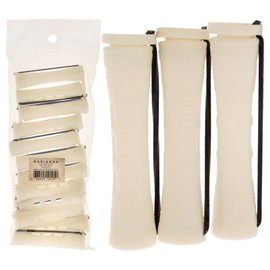 Concave Perm Rods Short - White by Marianna for Women - 1.11 cm Hair Rods