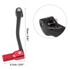 Motoforti Aluminum Alloy Motorcycle Folding Gear Shift Level Black Red