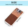 HAOTIAN-X 4 Packs Bag Protector, Multipurpose Leather Pen Bag Holder