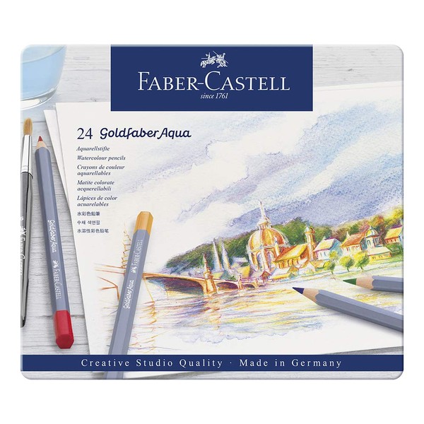 Faber-Castell Creative Studio Goldfaber Watercolor Pencils (24 Count)