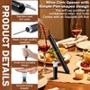 Air Pressure Wine Bottle Opener and Vacuum Wine Stopper -