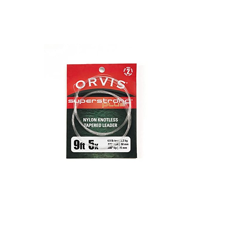 Orvis Superstrong Plus Fly Fishing Leaders 2PK, 20Lb, Length: 9