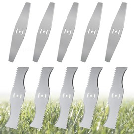 eupdd Pack of 16 Metal Grass Trimmer Blades: Metal Grass Trimmer Blades, Replacement Blade Metal, Metal Replacement Blade, High Quality and Durable for Professional Lawn Care
