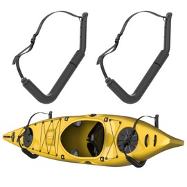 UNITEDPOWER Jumbo Kayak Storage Racks, Heavy Duty Garage Hangers, Wall Hooks for Canoe, Ladder, Bicycle, Folding Chairs, Surfboard, Snowboard, Hose and Tools, Extra Large (2 Pack)