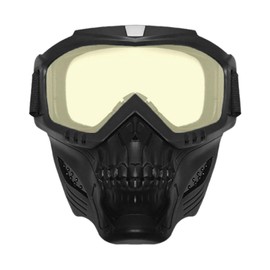 Motorcycle Goggles with Removable Face Masque | Dirtbike Atv Motocross Eyewear,Dirtbike Atv Motocross Eyewear, Riding Offroad Cycling Motorbike Protective Glasses Anti-UV for Men Women Youth