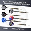 Runmeihe Standard Dart Flights 50 Sets Random 30 Sets, 90