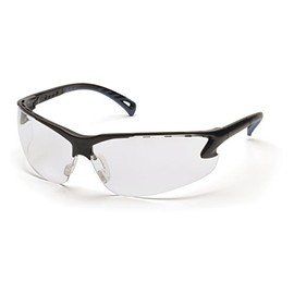 Pyramex ESB5710D VENTURE 3 Lens with Black Frame Transparent