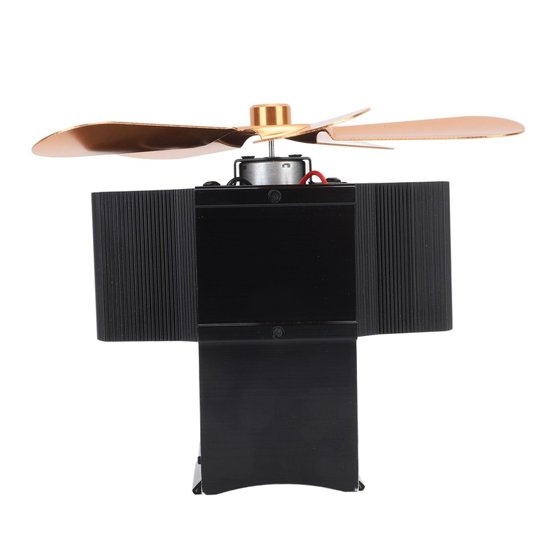 Wall Mounted Fireplace Fan 5 Blade Heat Powered Wood Stove