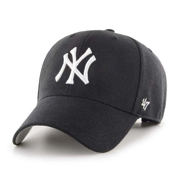'47 York Yankees MVP Cap B-MVP17WBV-BK, Unisex, Cap, Black/White, One Size