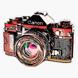 Canon Vinyl Waterproof Sticker Decal Car Laptop Wall Window Bumper Sticker 5"