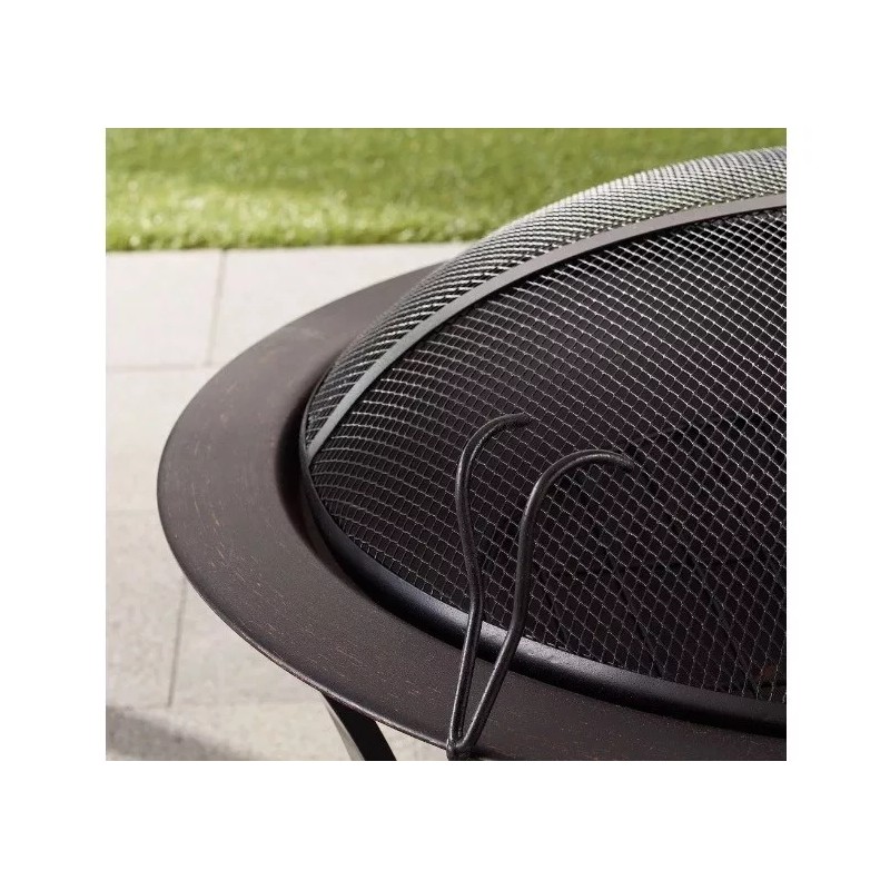 Mainstays Fogata Mainstays De Leña Para Exterior 26'' Xchwsp