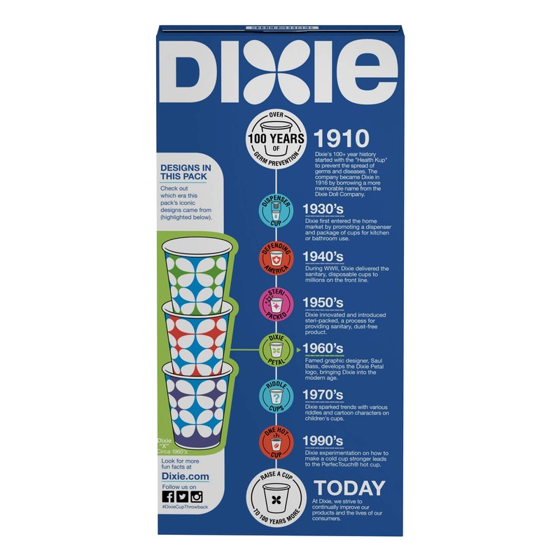 Dixie Multi-Purpose, 5 oz Paper Cups, Box of 100 Cups,