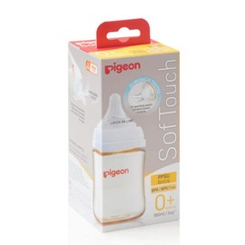 Pigeon SofTouch 3 Baby Bottle for 0+ Months Babies, BPA & BPS-Free, 160ml, PPSU, 1 Pack