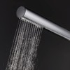 ENKI, E19, Round Pencil Hand Shower with Rubber Jets, Chrome