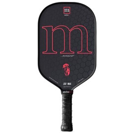 T700 Carbon Fiber Pickleball Paddle – Mint Monsieur Midweight Thermoformed Paddle with Textured Face | 16mm Polypropylene Core & Enlarged Sweet Spot for Power & Control | Pro Spin & Feel