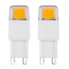 CBconcept UL-Listed, G9 LED Light Bulb, 2-Pack, Epistar COB 1.7