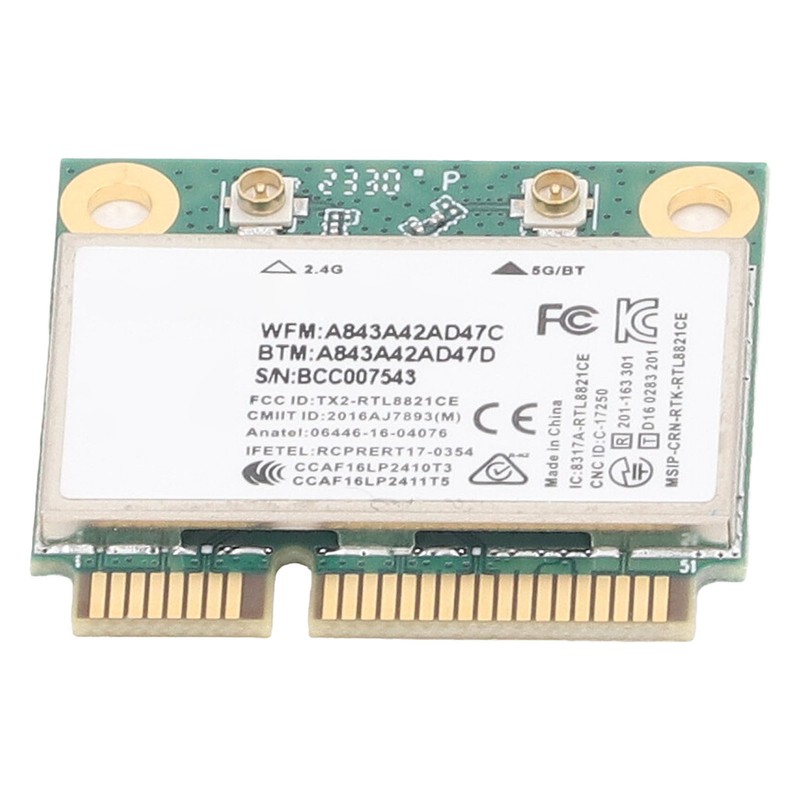 RTL8821CE Network Card Module 433Mbps BT4.2 802.11AC 2.4GHz 5GHz Mini