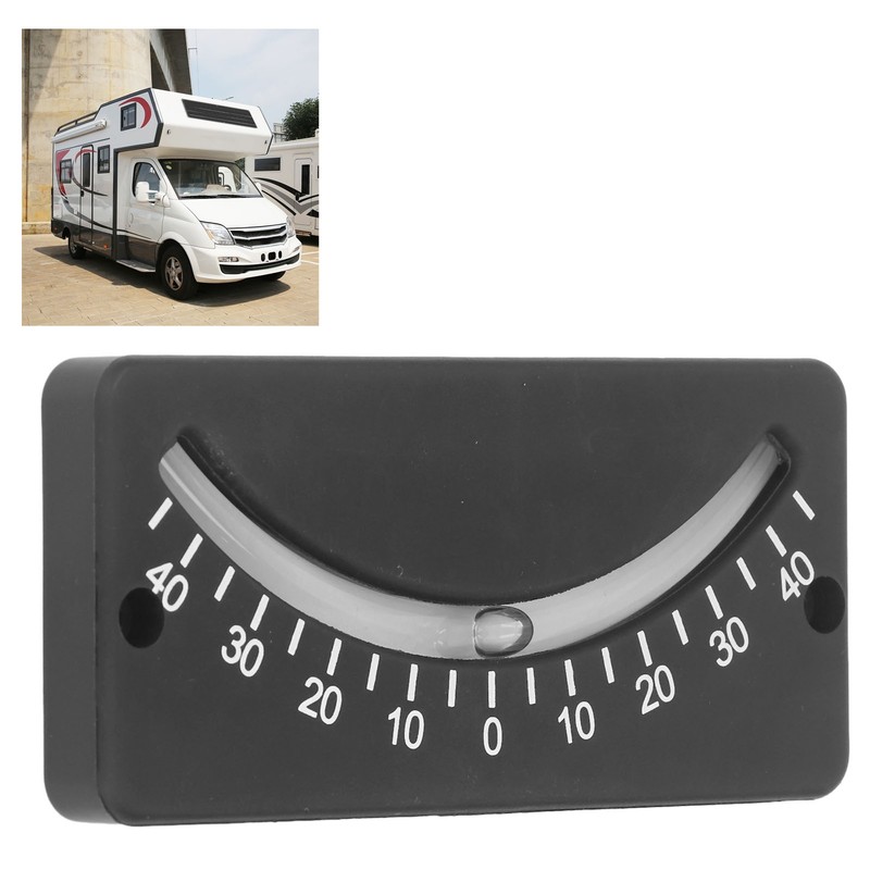 Clinometer 40 Degree RV Bubble Level Mini Inclinometer Tilt Gauge