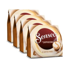 Senseo Pads Cappuccino 32 Coffee Pods, 4 x 8 Drinks (4 x 92g)