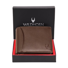WildHorn Leather Men's Wallet (WH1173), BROWN, Classic