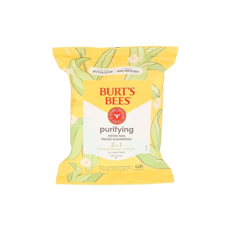 Facial Cleansing Towelettes - White Tea Extract