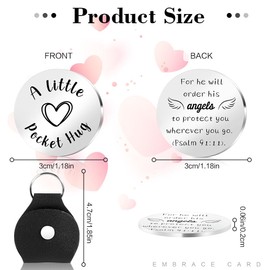 Christian Gifts For Women Catholic Gifts Christian Keyrings For Her Him Religious Gifts For Women Bible Pocket Hug Token Jesus Gifts Bible Accessories Bible Gifts Christian Christmas Gifts Church