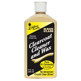 California Custom Products M-RON GLASS Cleaner & Wax Paint Car Boat Motorcycle