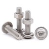 Glvaner M5-0.8 x 25mm Flanged Button Head Socket Cap Screws