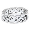 FIONA Celtic Friendship Ring 6mm Celtic Knot Ring 925 Sterling