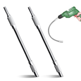 NCTNCX Flexible Shaft 2 Pieces Flexible Bit Holder 1/4 Hex Shank Bit Extension Flexible Shaft for Drill and Screwdriver in Tight Spaces (200 mm)