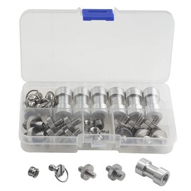 XINMEIWEN 30Pack Camera Mount Screw Adapter 1/4 Inch and 3/8 Inch Threaded Camera Screws Tripod Mount Screw Camera Screw Adapter Set for Camera Tripod Mono-pod Light Stand