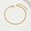 Dabovos Gold Ankle Bracelets for Women 18K Gold Plated Heart
