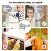 Surplex Pack of 10 Child Safety Cabinet Lock, Baby Safety